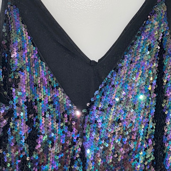 Sequin mini dress - Picture 3 of 5